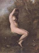 Jean Baptiste Camille  Corot Venus au bain (mk11) Norge oil painting reproduction